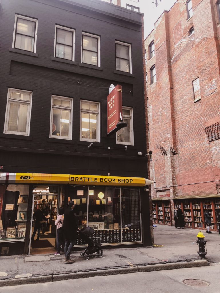 Brattle Book Shop in downtown Boston