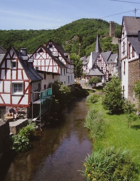 Historic small town of Monreal in Germany