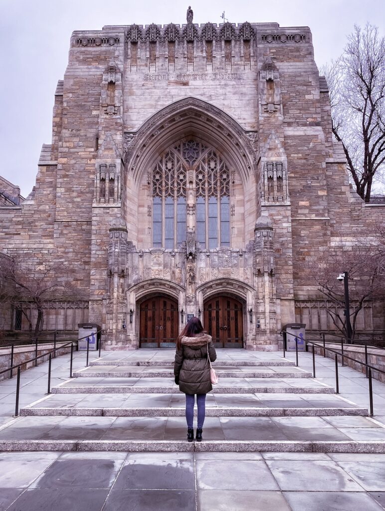 Things to do in Connecticut in the winter: Sterling Memorial Library at Yale