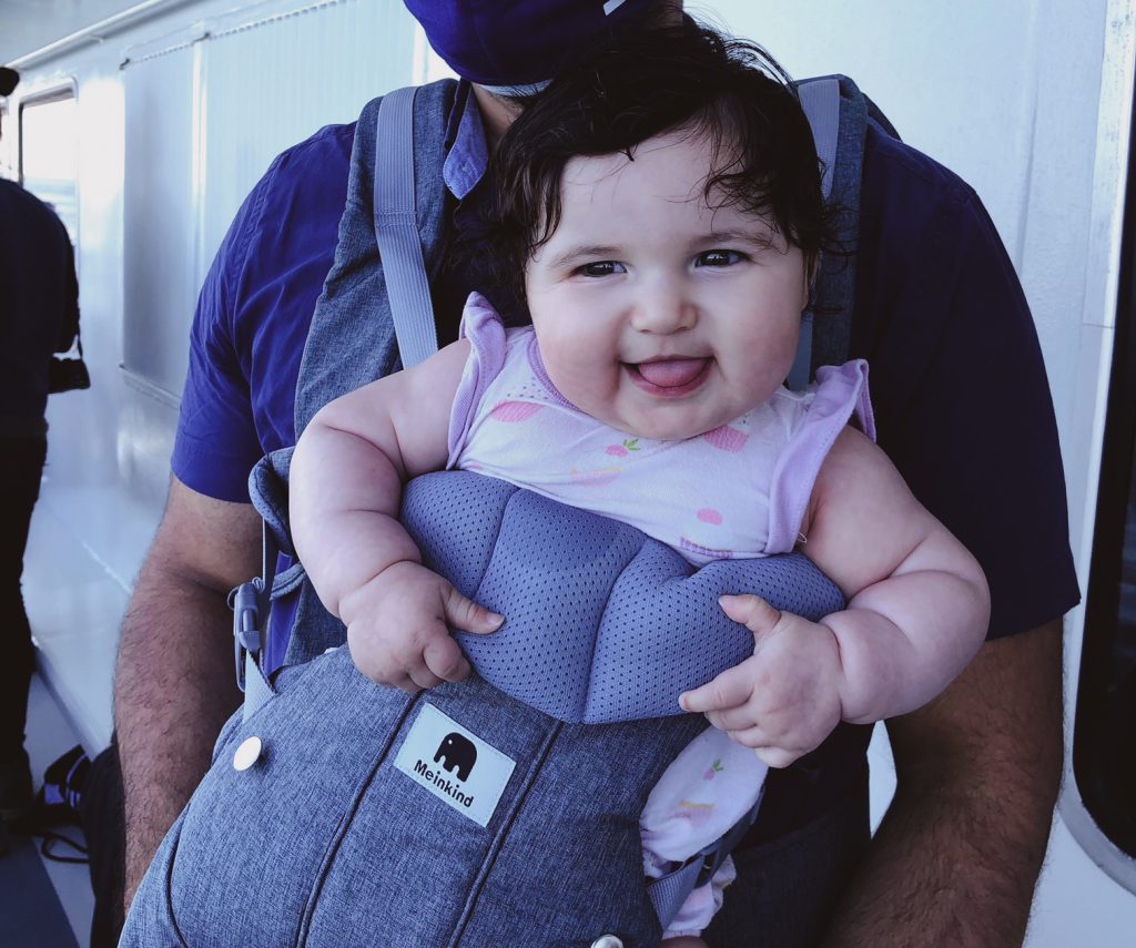 Little whale enjoying her whale watch cruise!